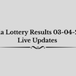 Kerala Lottery Results 03-04-2025 Live Updates : Kerala State Lottery Results Karunya Lottery Result KR-704 LUCKY Lottery Result declared at 3 PM – WINNERS ANNOUNCED; Watch Out for the WINNING NUMBERS!!